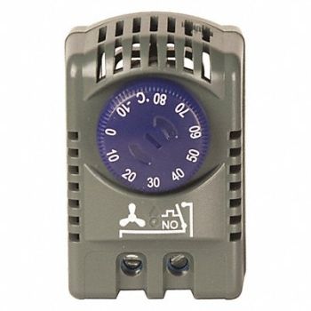 WIEGMANN Thermostat 2-23/64 H 1-35/64 W Gray, 487A51