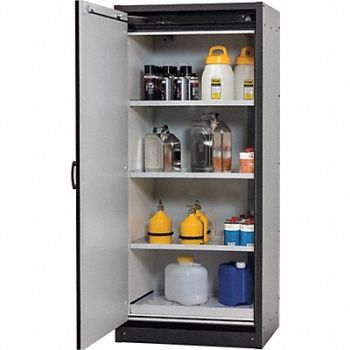 DENIOS/ASECOS Flammable Cabinet 50 gal 77 Hx25 W, 487C30