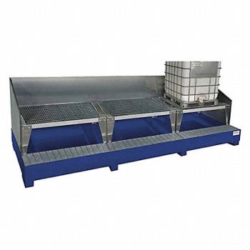 DENIOS IBC Spill Containment Sump 73 Wx180 L, 487C32