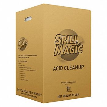 SPILL MAGIC Absorbent Powder White 15-7/8 L, 487C48
