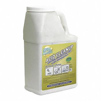 SPILL MAGIC Acid Absorbent Powder White 5 L, 487C49