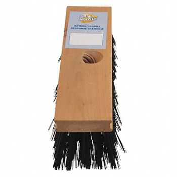 SPILL MAGIC Removable Broom Head Brown 8-1/2 L, 487C60