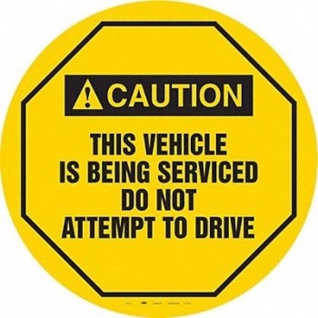 CONDOR Traffic Sign 24 W 24 H 0.026 Thickness, 487D52