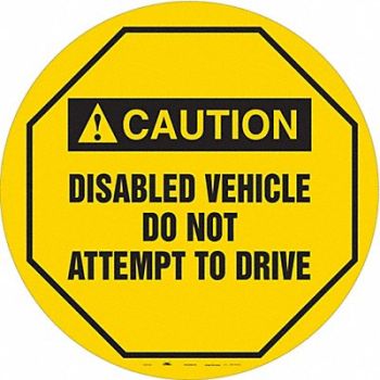 CONDOR Traffic Sign 20 W 20 H 0.026 Thickness, 487D56