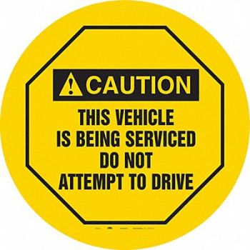 CONDOR Traffic Sign 20 W 20 H 0.026 Thickness, 487D57