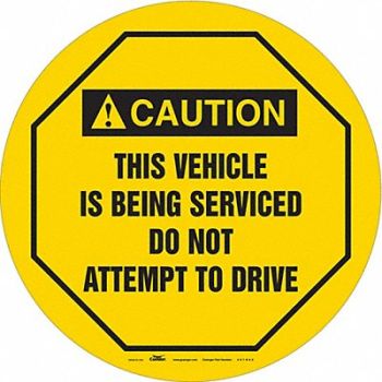 CONDOR Traffic Sign 16 W 16 H 0.026 Thickness, 487D62
