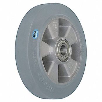 GRAINGER APPROVED Nonmark RBBR Tread Al Core Wheel, 487G14