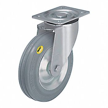 GRAINGER APPROVED Flat-Free Plate Caster Swivel 770 lb., 487G18