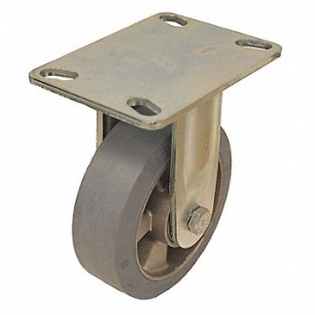 GRAINGER APPROVED Standard Plate Caster Rigid 660 lb., 487G23