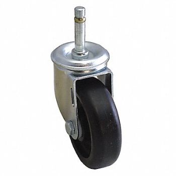 GRAINGER APPROVED NSF Sanitary Friction-Ring Stem Caster, 487G43