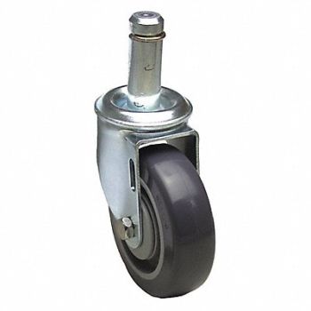 GRAINGER APPROVED NSF Sanitary Friction-Ring Stem Caster, 487G52