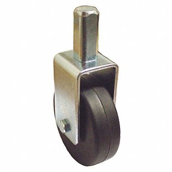 GRAINGER APPROVED Bolt-In Stem Caster with Square Stems 4, 487G63