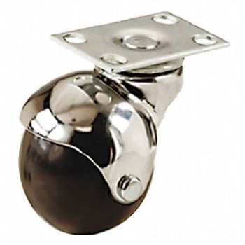 GRAINGER APPROVED Standard Plate Caster Swivel 80 lb., 487G79