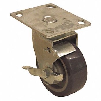 GRAINGER APPROVED Standard Plate Caster Swivel 240 lb., 487G83