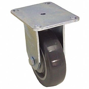GRAINGER APPROVED NSF-Listed Plate Caster Rigid 325 lb., 487H06