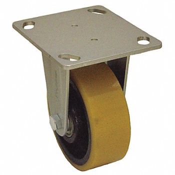 GRAINGER APPROVED Standard Plate Caster Rigid 550 lb., 487H07