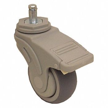 GRAINGER APPROVED Maintenance-Free Fric-Ring Stem Caster, 487H13