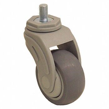 GRAINGER APPROVED Single-Wheel Threaded Stem Caster 3, 487H14