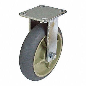 GRAINGER APPROVED Standard Plate Caster Rigid 500 lb., 487H27