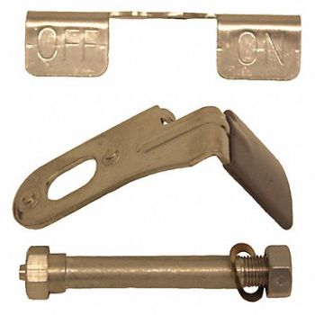 GRAINGER APPROVED Brake Kit for Casters SS Left Side Brake, 487H37