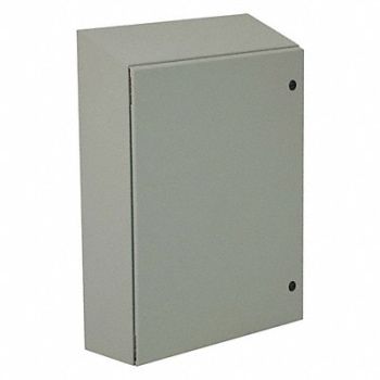 WIEGMANN Sloped Top Enclosure 30.00 H Gray, 487M54