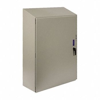 WIEGMANN Sloped Top Enclosure 36.00 H Gray, 487L39