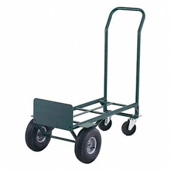 ABILITY ONE HandTruck 700lb 48 x22 x17 Green 14 ga., 487V31