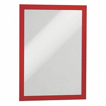 DURABLE Sign Holder 8-1/2 x 11 PVC PK2, 487V59