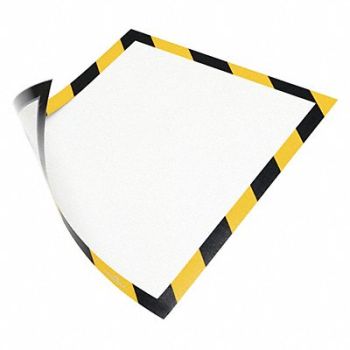 DURABLE Sign Holder 8-1/2 x 11 PVC PK2, 487V66