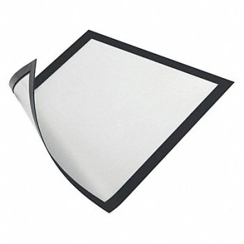 DURABLE Sign Holder 8-1/2 x 11 PVC PK2, 487V69
