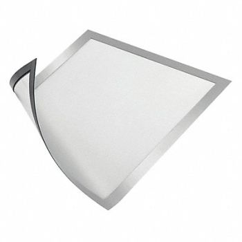 DURABLE Sign Holder 8-1/2 x 11 PVC PK2, 487V70