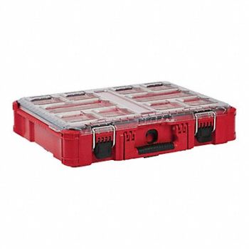 MILWAUKEE Plastic Tool Case 19 11/16 in H, 488A59