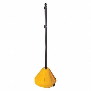 ACCREDO SAFETY Sign Base w/Post 5 ft Post L, 488D14