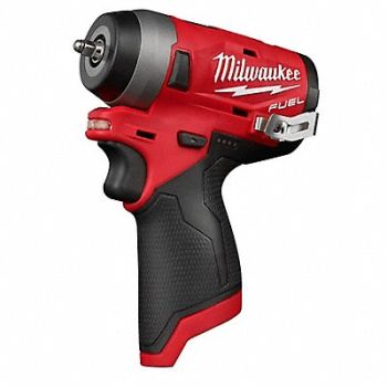 MILWAUKEE Impact Wrench Cordless Compact 12VDC, 488D97