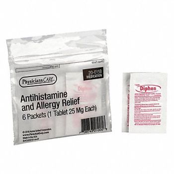 GRAINGER APPROVED Pain Relief Tablet 6 x 2 325mg PK6, 488G42