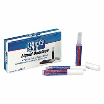 GRAINGER APPROVED Liquid Bandage 1 oz PK4, 488G49