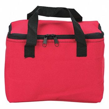 GRAINGER APPROVED Empty First Aid Cabinet Portable Red, 488G65