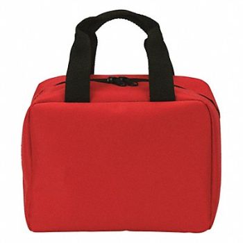GRAINGER APPROVED Empty First Aid Cabinet Portable Red, 488G66