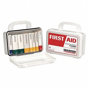 GRAINGER APPROVED First Aid Kit General Purpose Plastic, 488G67