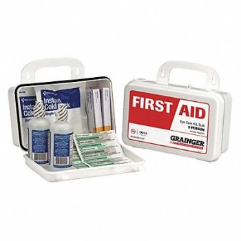 GRAINGER APPROVED First Aid Kit General Purpose Plastic, 488G69