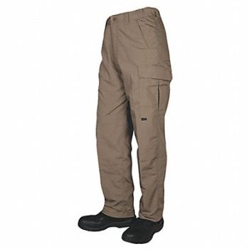 TRU-SPEC Mens Tactical Pants 60 Size Coyote, 488L04