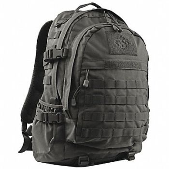 TRU-SPEC Backpack Black Holds 2196 cu in 18-1/2 L, 488P59