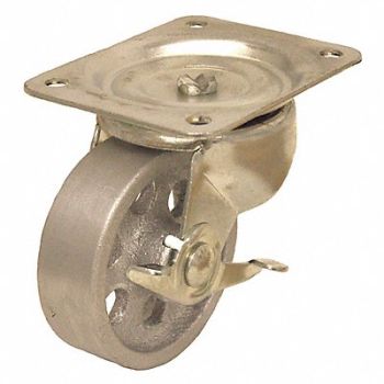 GRAINGER APPROVED Standard Plate Caster Swivel 250 lb., 488T98