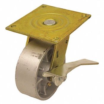 GRAINGER APPROVED Standard Plate Caster Swivel 1000 lb., 488T99