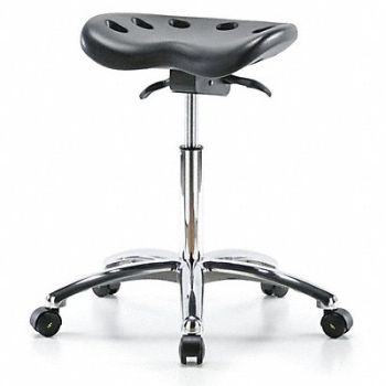 GRAINGER APPROVED ESD Pneumatic Stool 300 lb wt. Cap., 488U96