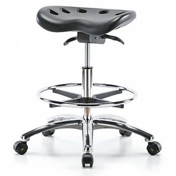 GRAINGER APPROVED ESD Pneumatic Stool 300 lb wt. Cap., 488U97