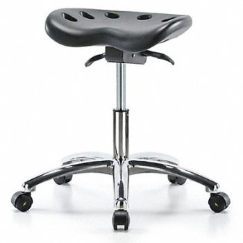GRAINGER APPROVED ESD Pneumatic Stool 300 lb wt. Cap., 488V01