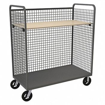 DURHAM MFG Wire Cart 30 Shelf Width 48 Shelf L, 488V54