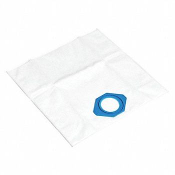 NILFISK Vacuum Bag Fleece 2-Ply Reusable PK5, 488Y72