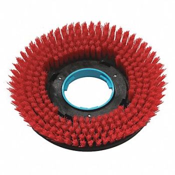 I-MOP Floor Machine Brush Red 12 Pad Round PR, 488Z32